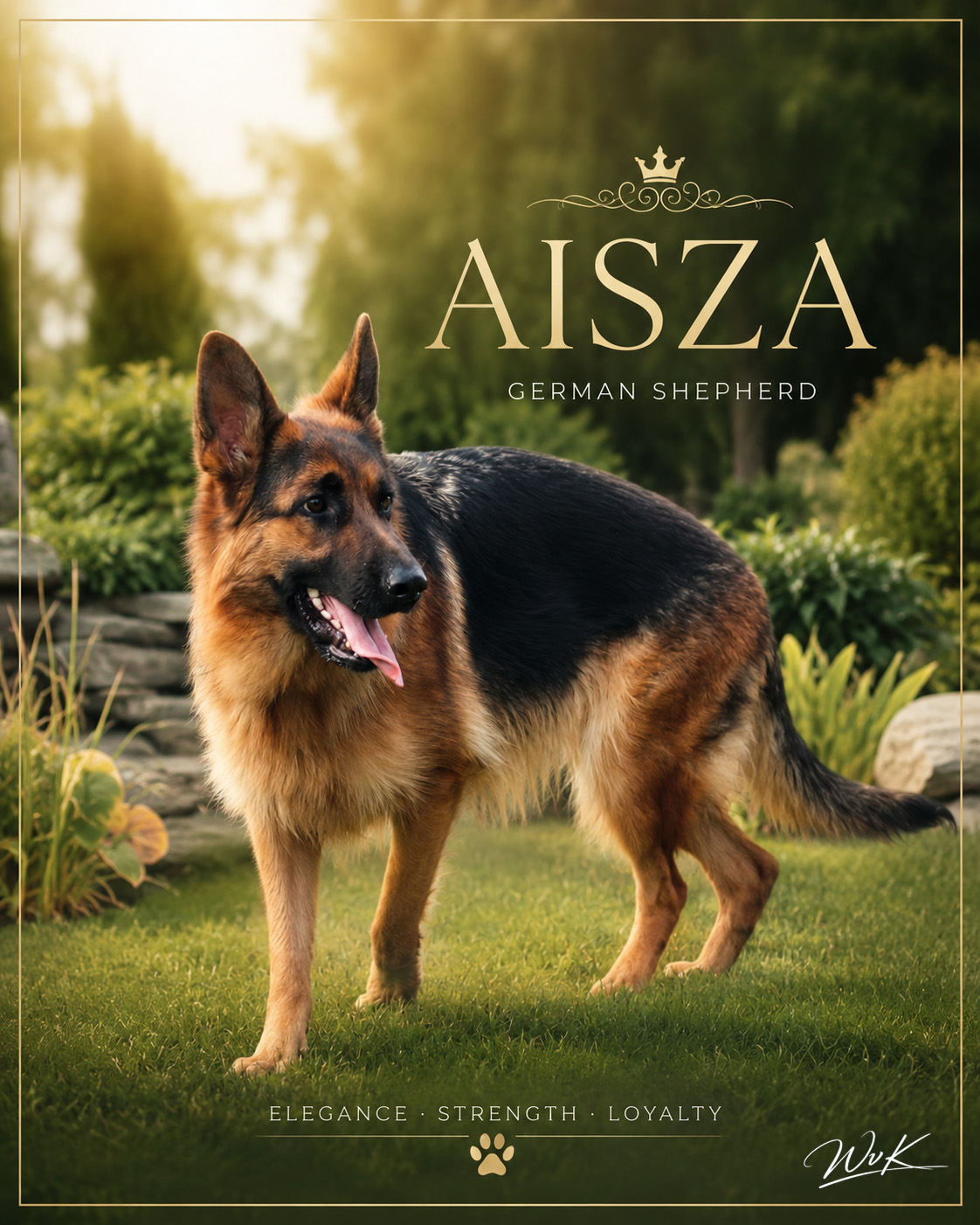 AISZA - owczarek niemiecki krótkowłosy